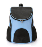 Breathable Pet Carrier Backpack - Adjustable Travel Bag InfiniteWags Blue S 