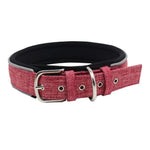 Reflective Dog Collar InfiniteWags Red L 