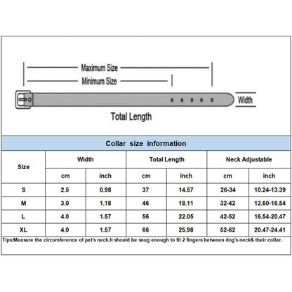 Reflective Dog Collar InfiniteWags 