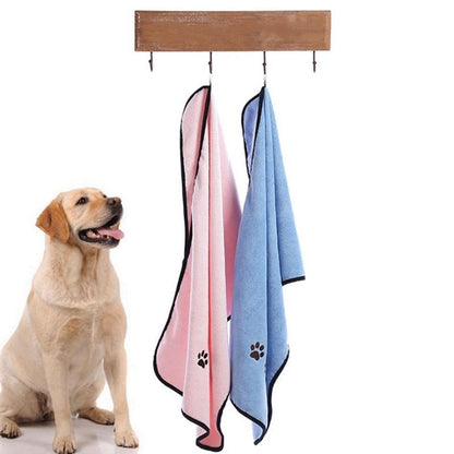 Dog Towel with Hand Pockets - Super Absorbent Microfiber InfiniteWags 