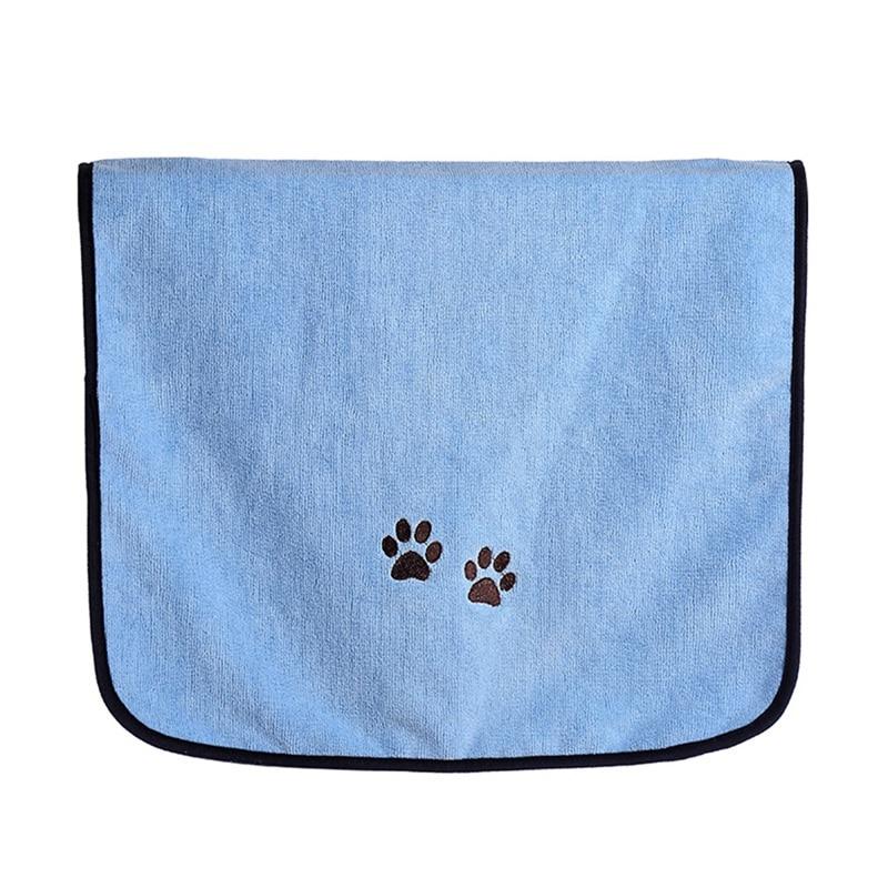 Dog Towel with Hand Pockets - Super Absorbent Microfiber InfiniteWags 