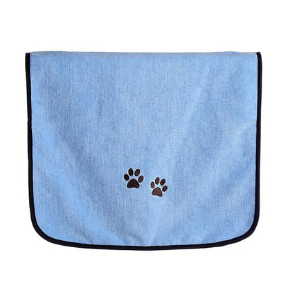 Dog Towel with Hand Pockets - Super Absorbent Microfiber InfiniteWags 
