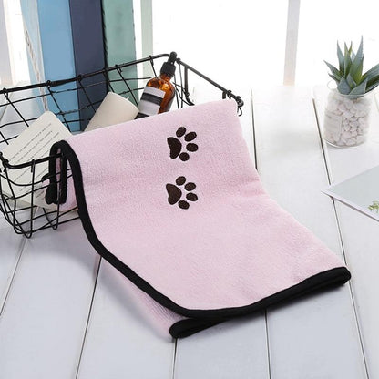 Dog Towel with Hand Pockets - Super Absorbent Microfiber InfiniteWags 