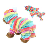 Rainbow Dog Sweater InfiniteWags L 