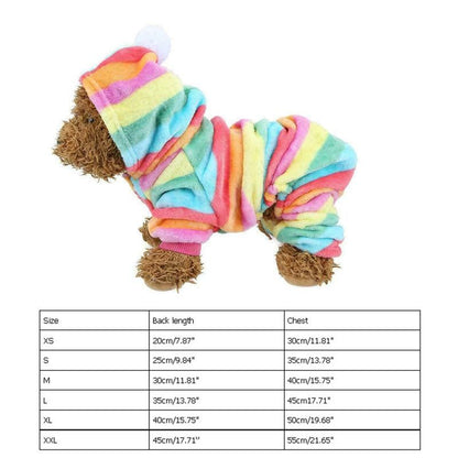 Rainbow Dog Sweater InfiniteWags 