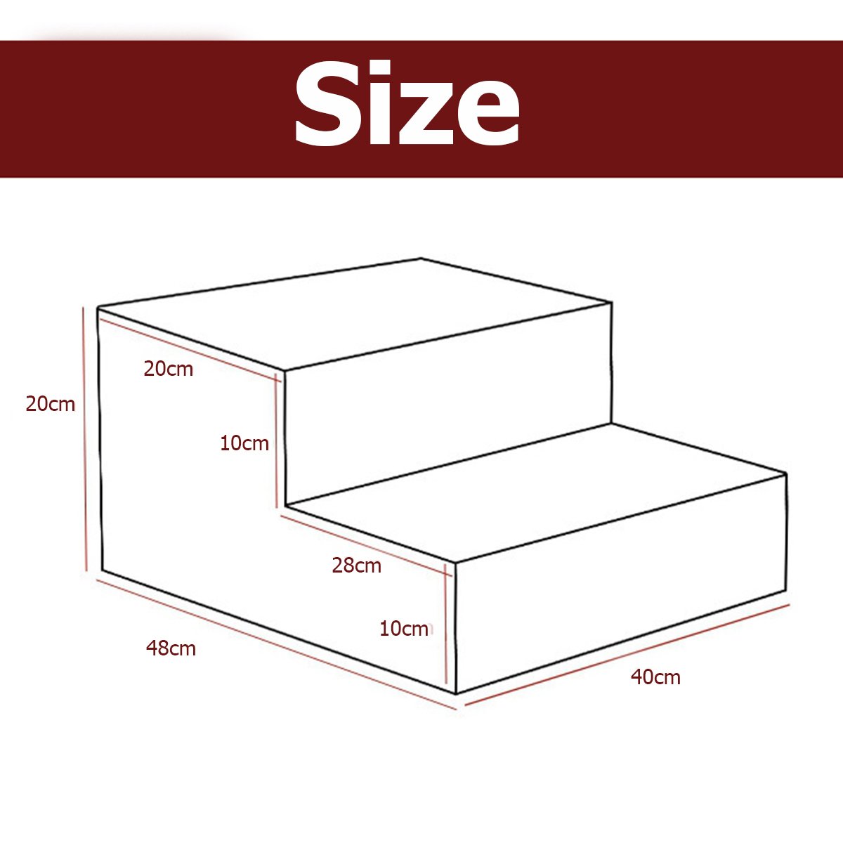 Soft Pet Stairs - 2 Step Design - Anti Slip InfiniteWags 