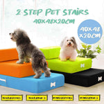 Soft Pet Stairs - 2 Step Design - Anti Slip InfiniteWags 