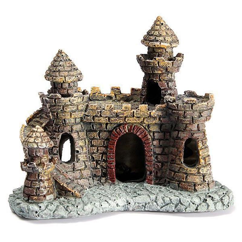 Aquarium Castle Decoration - Fish Tank Ornament InfiniteWags 