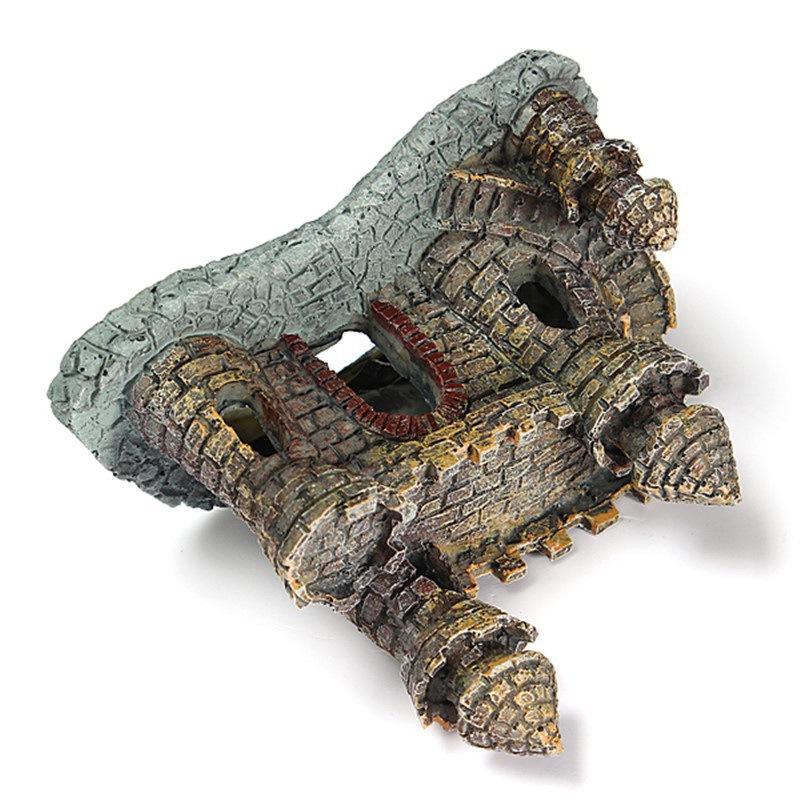 Aquarium Castle Decoration - Fish Tank Ornament InfiniteWags 