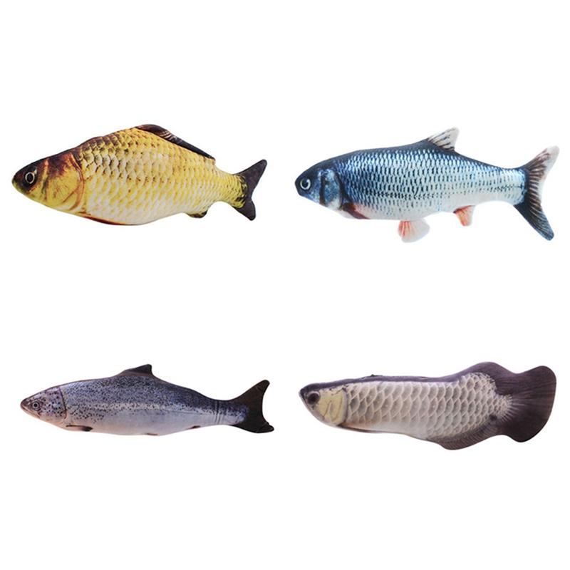 Interactive Fish Cat Toy - USB Rechargeable InfiniteWags 