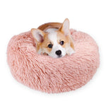Circular Plush Dog Bed - Ultra Soft - Cozy donut shape InfiniteWags 