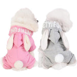Hooded Bunny Ear Dog Sweater - One Piece InfiniteWags 