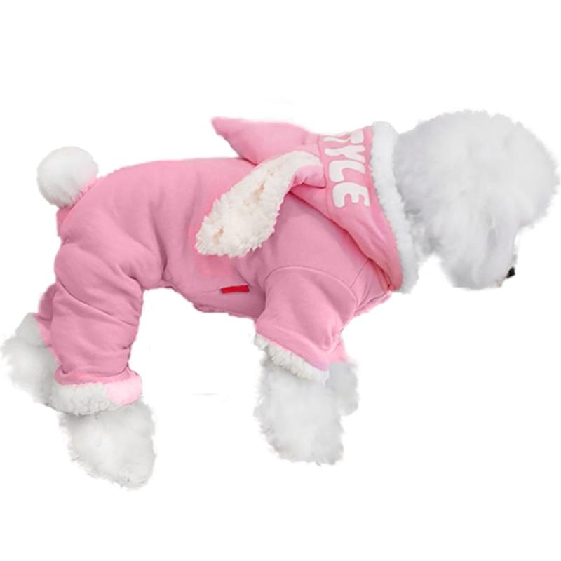 Hooded Bunny Ear Dog Sweater - One Piece InfiniteWags 