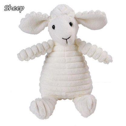 Animal Shape Dog Toy InfiniteWags Sheep 
