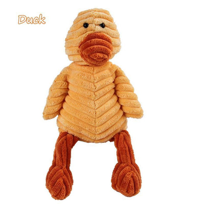 Animal Shape Dog Toy InfiniteWags Duck 
