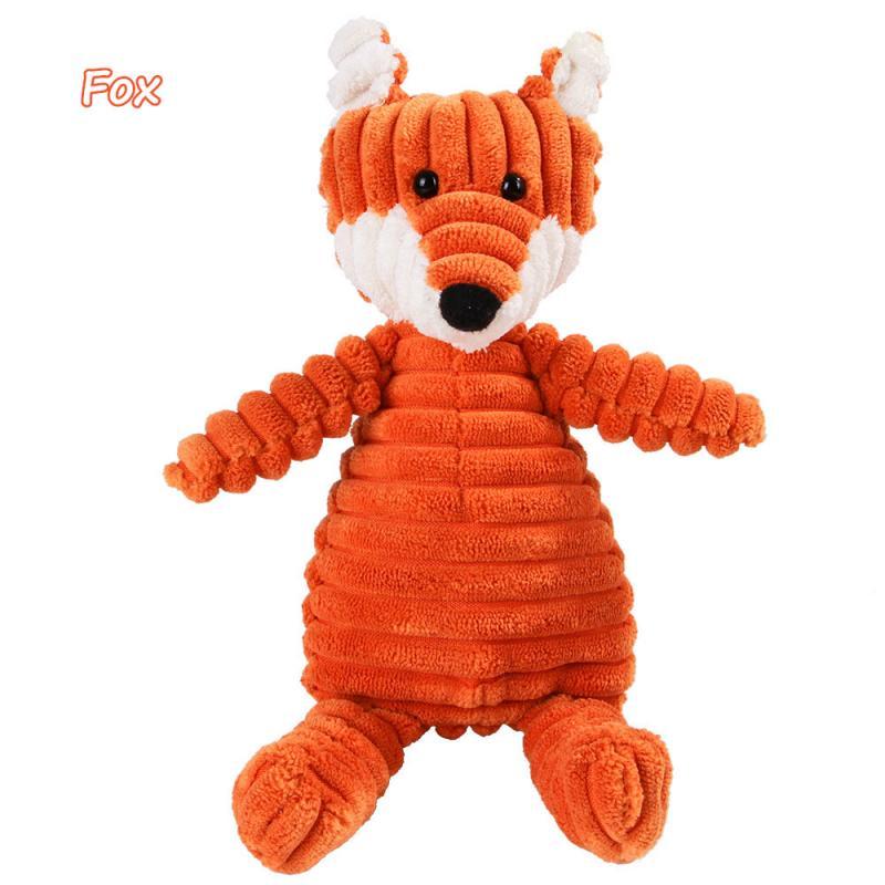 Animal Shape Dog Toy InfiniteWags Fox 