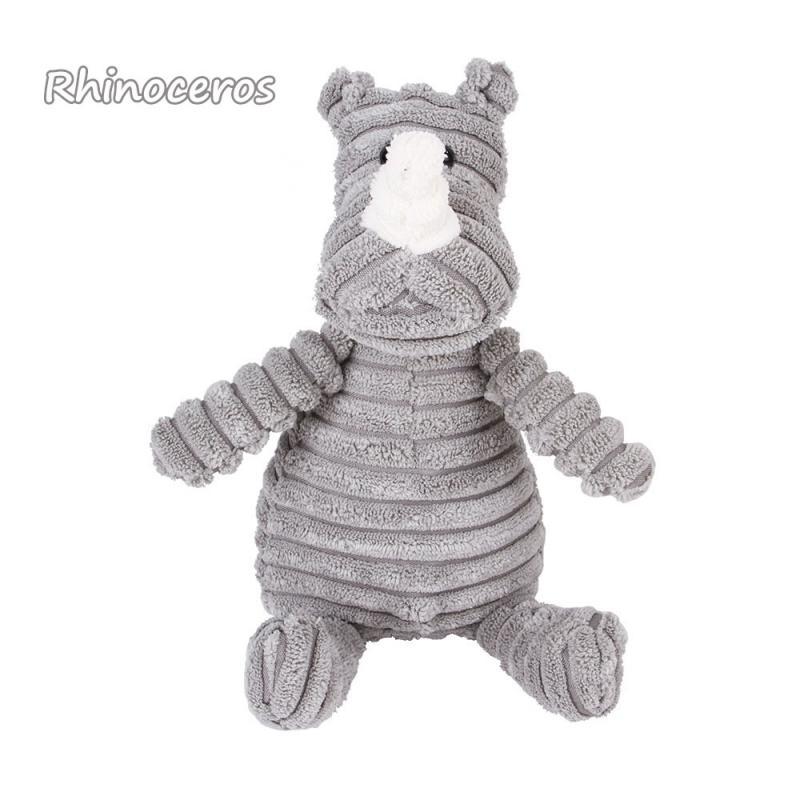Animal Shape Dog Toy InfiniteWags Rhino 