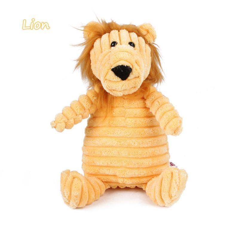 Animal Shape Dog Toy InfiniteWags Lion 