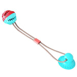 Dog Suction Cup Ball - Interactive Tug Toy InfiniteWags Ball 