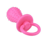 Dog Pacifier Chew Toy - Pet Safe InfiniteWags Pink 