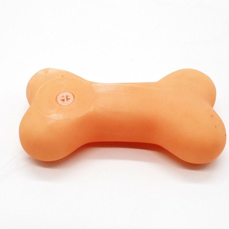 Squeaky Rubber Bone InfiniteWags 
