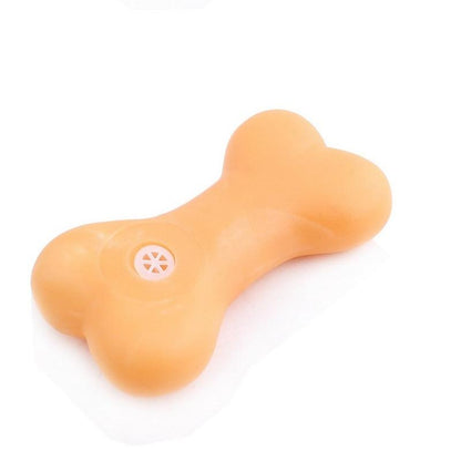 Squeaky Rubber Bone InfiniteWags 