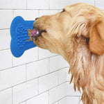 Dog Slow Feeder Suction Cup - Pet Distraction for Bathing, Grooming InfiniteWags 