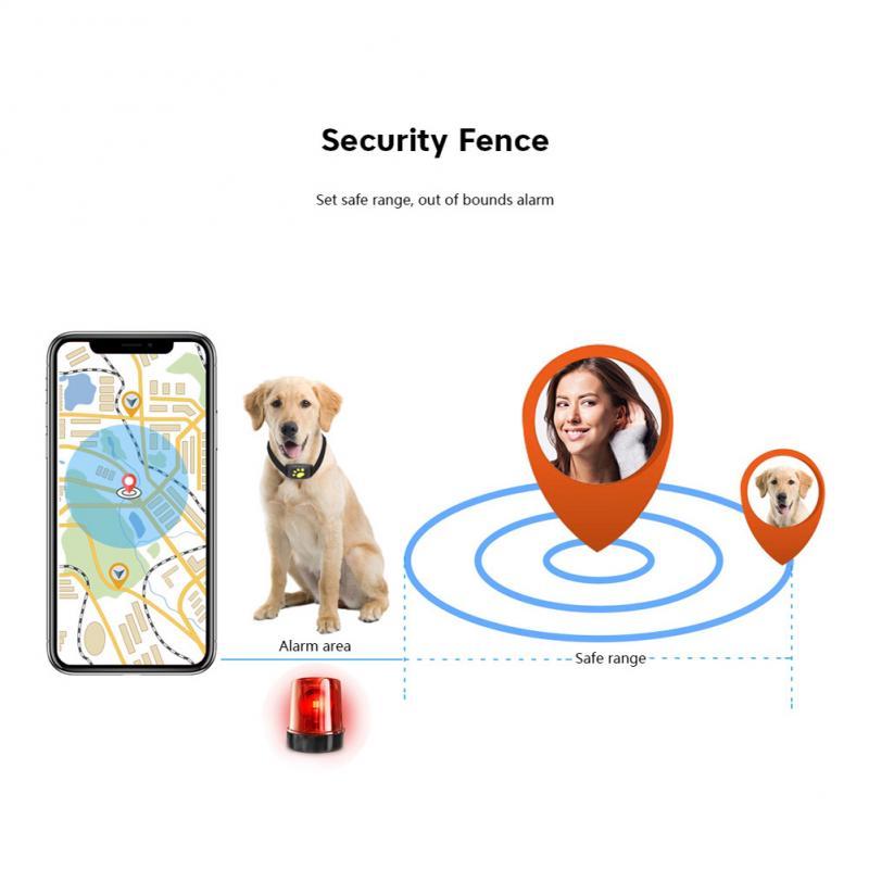 Water-Resistant GPS Tracker Dog Collar InfiniteWags 