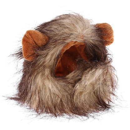 Cat Lion Mane Wig with Ears - Pet Lion Mane Costume InfiniteWags 