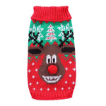 Dog Knitted Christmas Sweater InfiniteWags Red S 