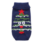 Dog Knitted Christmas Sweater InfiniteWags Blue S 
