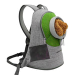 Pet Carrier Backpack - Breathable InfiniteWags Green S 