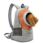 Pet Carrier Backpack - Breathable InfiniteWags Orange S 