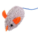 Mouse Pet Cat Toy InfiniteWags Grey 