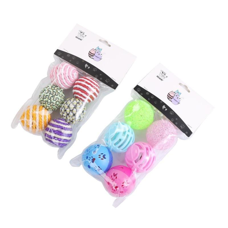 Cat Bell Balls - 6 Pcs Variety Pack - Interactive Toy Balls InfiniteWags 