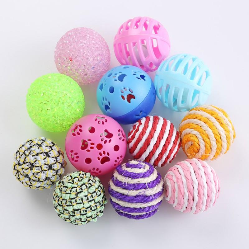 Cat Bell Balls - 6 Pcs Variety Pack - Interactive Toy Balls InfiniteWags 