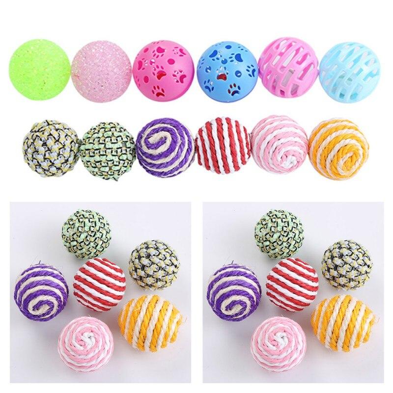 Cat Bell Balls - 6 Pcs Variety Pack - Interactive Toy Balls InfiniteWags 