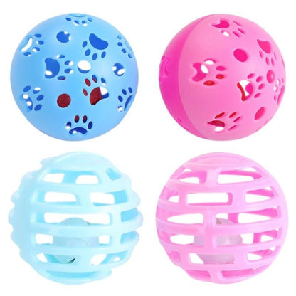 Cat Bell Balls - 6 Pcs Variety Pack - Interactive Toy Balls InfiniteWags 
