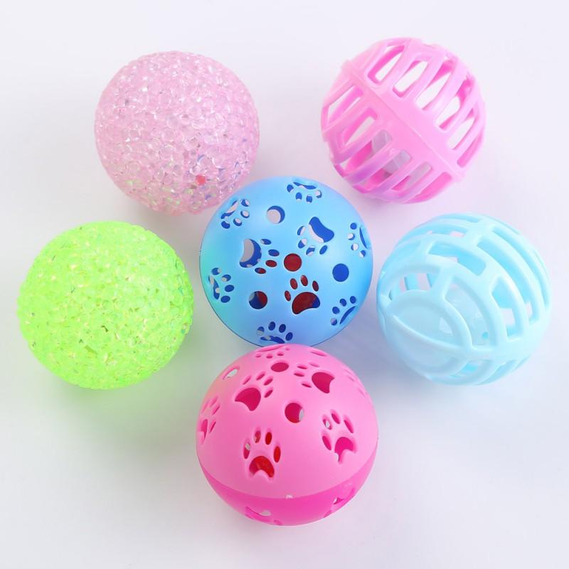 Cat Bell Balls - 6 Pcs Variety Pack - Interactive Toy Balls InfiniteWags 