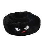 Plush Super Soft Pet Bed InfiniteWags Black 60cm 