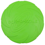 Dog Flying Saucer Toy - Soft Style InfiniteWags Green Small 