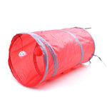 Portable Cat Tunnel InfiniteWags Red 