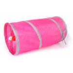 Portable Cat Tunnel InfiniteWags Rose red 