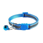 Adjustable Nylon Cat Collar InfiniteWags Blue 