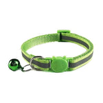 Adjustable Nylon Cat Collar InfiniteWags Green 