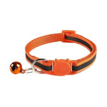 Adjustable Nylon Cat Collar InfiniteWags Orange 