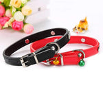Adjustable Faux Leather Cat Collar InfiniteWags 
