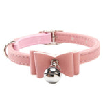 Bow Cat Collar with Bell InfiniteWags Pink 