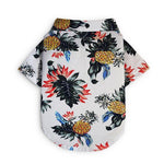 Hawaiian Dog T-Shirt - 100% Cotton - Multiple Sizes InfiniteWags White L 