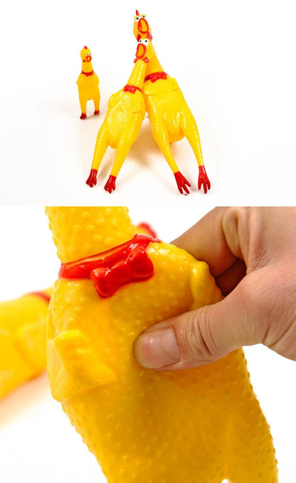 Screaming Chicken Dog Toy InfiniteWags 
